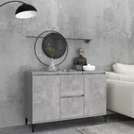 Sideboard Betongrau 104x35x70 Cm Holzwerkstoff - Vidaxl