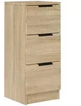 Sideboard Sonoma-eiche 30x30x70 Cm Holzwerkstoff - Vidaxl