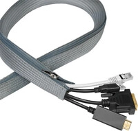 Logilink Kab0074 &ndash; Gaine De C&acirc;ble Avec Fermeture &Eacute;clair Pour Prot&eacute;ger Les