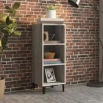 Sideboard Grau Sonoma 34,5x32,5x90 Cm Holzwerkstoff Vidaxl