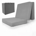 Premium Xl Klappmatratze G&auml;stebett + Husse Vs95 100x200cm Grau