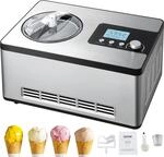 Vevor Kompressor Eismaschine Eiscrememaschine 2 L, 180 W Frozen Joghurtbereiter
