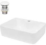 Luxebath - Ecd Germany Design Waschbecken Waschtisch 480 X 380 X 140 Mm Inkl.