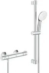 Grohtherm 800 Thermostat-brausebatterie, Mit Tempesta Brausestangenset 600mm, 2