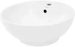 Luxebath - Ecd Germany Design Waschbecken Waschtisch &Oslash; 455 X 185 Mm Aus Keramik Rund