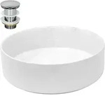 Luxebath - Ecd Germany Design Waschbecken Waschtisch &Oslash; 355 X 120 Mm Inkl.