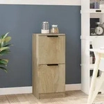 Sideboard Sonoma-eiche 30x30x70 Cm Holzwerkstoff Vidaxl