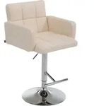 Clp - Barhocker Los Angeles Creme Chrom