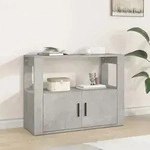 Sideboard Betongrau 80x30x60 Cm Holzwerkstoff - Vidaxl