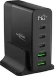 Ansmann - Desktop Ladeger&auml;t Mit Display Dc5140pd 140w Usb Ladeger&auml;t 140 W 2x Usb-a,
