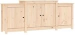Sideboard 164 X 37 X 68 Cm Massivholz Kiefer Vidaxl