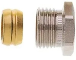Heimeier - Klemmverschraubung &Oslash; 15, 1/2'' F&uuml;r Kupfer- Und Przisionsstahlrohr