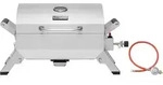 Royal Gourmet - Edelstahl Tragbarer Gasgrill, Compact Tischgrill Mit Zwei Griffen Und