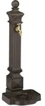 Standbrunnen Antik, Mit Wasserhahn & Becken, Hxbxt: 82 X 29 X 33 Cm, Wasserzapfs&auml;ule