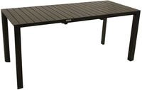 Degamo - Ausziehtisch Lagos 120/162x70cm, Aluminium Anthrazit