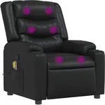 Massagesessel Schwarz Kunstleder - Vidaxl