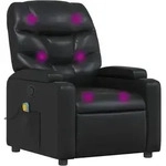 Massagesessel Schwarz Kunstleder - Vidaxl