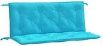 Gartenbank-auflagen 2 Stk. T&uuml;rkis 120x50x7 Cm Stoff Vidaxl