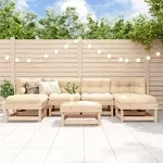 7-tlg. Garten-lounge-set Massivholz Kiefer Vidaxl