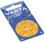 Varta - Hearing Aid Batteries 10 Bli 6 Knopfzelle 1.4 V 6 St.