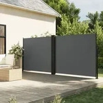 Seitenmarkise Ausziehbar Anthrazit 180x1000 Cm - Vidaxl