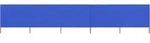 5-teiliges Windschutzgewebe 600 X 160 Cm Azurblau Vidaxl