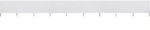 Vidaxl 9-panel Wind Screen Fabric 1200x80 Cm Sand White
