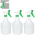 Relaxdays - Spr&uuml;hflasche Pflanzen, 3er Set, Einstellbare D&uuml;se, 1 Liter, Mit Skala,