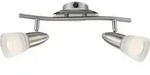 Led Decken Lampe Leuchte Beleuchtung Metall Nickel Matt Chrom Glas Opal B&uuml;ro