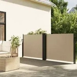 Seitenmarkise Ausziehbar Beige 120x600 Cm Vidaxl