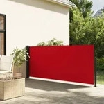 Seitenmarkise Ausziehbar Rot 120x600 Cm Vidaxl