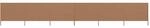 6-teiliges Windschutzgewebe 800 X 160 Cm Taupe - Vidaxl