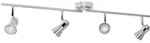 Lampe Sanny Led Spotrohr 4flg Eisen/chrom 4x Led-par51, Gu10, 3w Led-reflektorlampen