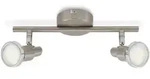 Led Deckenleuchte 2 Dreh-& Schwenkbar Strahler 6w Matt-nickel Briloner