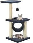 Vidaxl Cat Tree With Sisal Scratching Posts 65 Cm Dark Blue