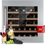 Klarstein - Einbau-weink&uuml;hlschrank, Kleiner Getr&auml;nkek&uuml;hlschrank Schmal, 1 Zone