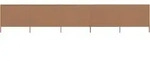 5-teiliges Windschutzgewebe 600 X 160 Cm Taupe - Vidaxl