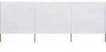3-teiliges Windschutzgewebe 400 X 160 Cm Sandwei&szlig; Vidaxl