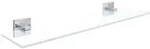 Quickfix Start Cube - Ablage, L&auml;nge 53 Cm, Glas/verchromt 41109000 - Grohe