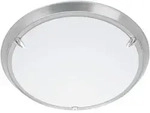 Lampe Livorno Wand- Und Deckenleuchte 30cm Titan/wei&szlig; 1x A60, E27, 60w, Geeignet