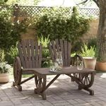 Vidaxl - 2-tlg. Garten-lounge-set Massivholz Tanne