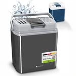 Juskys Elektrische K&uuml;hlbox 24 Liter 12 V / 230 V F&uuml;r Auto, Lkw, Reisemobil,...