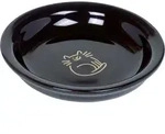 Nobby Keramikschale Oval Golden Cat Schwarz 100 Ml