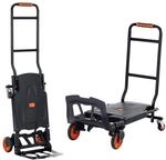 Mophorn - Vevor 2-in-1 Sackkarre Klappbar 136kg Tragf&auml;higkeit Transportkarre