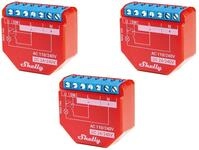 Shelly - Wlan-schaltaktor Plus 1pm, 16 A, Bluetooth, 3 St&uuml;ck