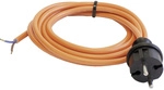 Baustellen-anschlussleitung Orange, 5m, H05bq-f 2x1,0, Aeh, Ip44