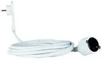 Verl&auml;ngerungskabel 3m Flachstecker Weiss