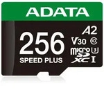 Adata Speed Plus Microsdxc 256 Gb Klasse 3 Uhs-i/u3