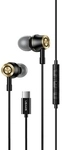 Usams Stereo-kopfh&ouml;rer Ep-43 Metall Usb-c Schwarz/schwarz Hsep4301