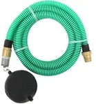 Vidaxl - Saugschlauch Mit Messing-anschl&uuml;ssen Gr&uuml;n 1,1' 15 M Pvc